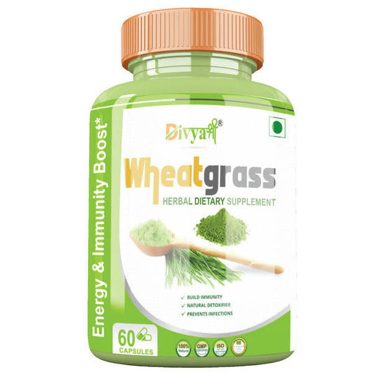 Divya Shree Wheatgrass Capsules | Swadesiicart
