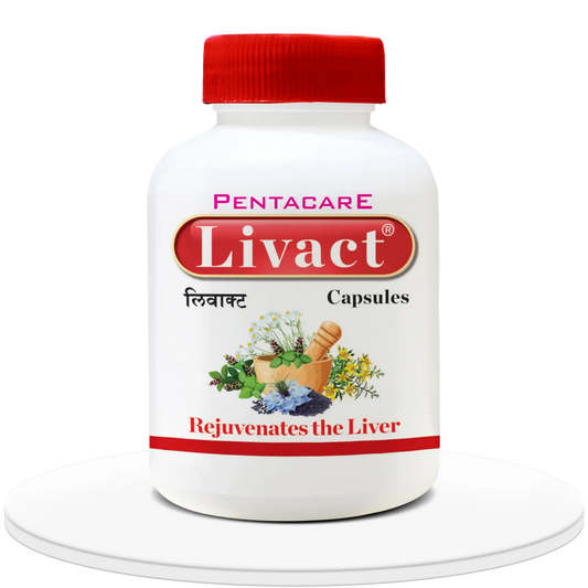 Pentacare Ayurveda Livact Capsules | Swadesiicart