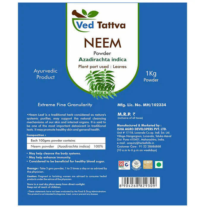 Ved Tattva Neem Powder - Swadesiicart