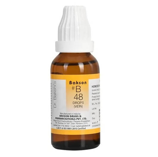 Bakson's Homeopathy B48 Drops | Swadesiicart