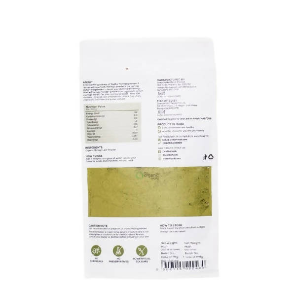 Wellbe Moringa Powder | Swadesiicart