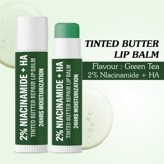 Bake 2% Niacinamide + Hyaluronic Acid Tinted Butter Brightening Lip Balm | Swadesiicart