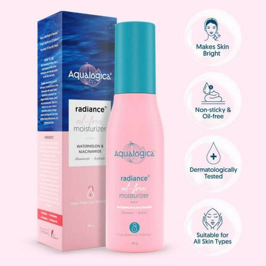 Aqualogica Radiance+ Oil Free Moisturizer with Watermelon and Niacinamide - Limited Time Offer - Swadesiicart