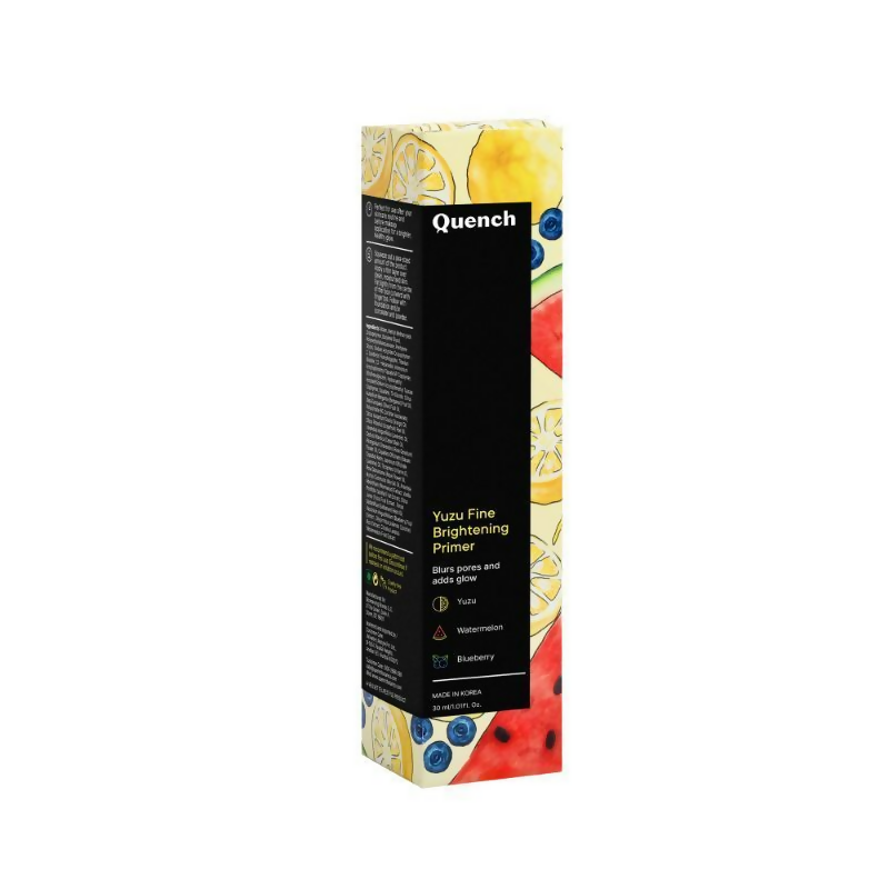 Quench Vitamin C Brightening Primer with Yuzu Extracts & Hydrates & Brightens Skin | Swadesiicart