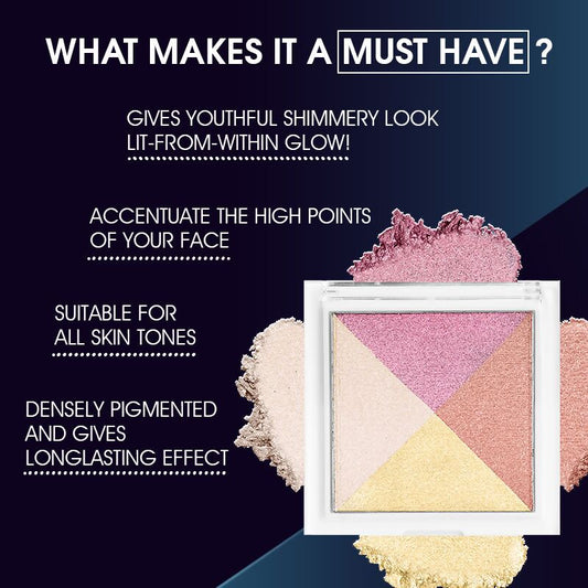 Colors Queen Fantasy Highlighter Bricks - 03 Multi | Swadesiicart