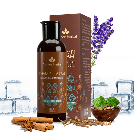 Avimee Herbal Champi Tailam, Relaxing Head Massage Oil, For All Hair Types - Limited Time Offer - Avimee Herbal Pvt Ltd