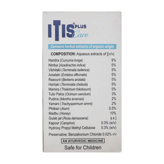 Ozone ITIS Plus Care Eye Drops - Swadesiicart