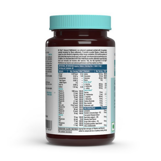 HK Vitals Advanced Multivitamin With Bcaa Tablets - Swadesiicart