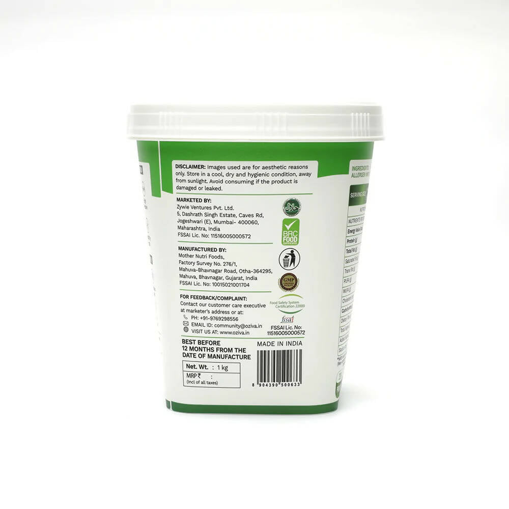 OZiva Natural Peanut Butter-Creamy - Swadesiicart