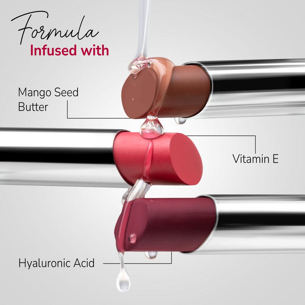 Mila Beaute 24 Hr Non-Transfer Matte Locked-In Lipstick - Fresh Tomato