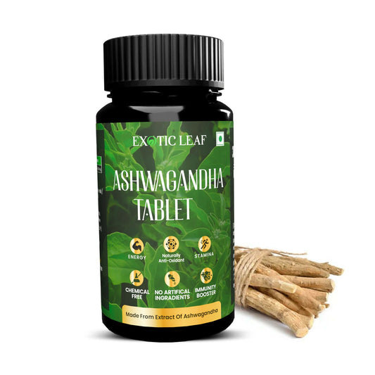 Exotic Leaf Ashwagandha Tablets - Swadesiicart