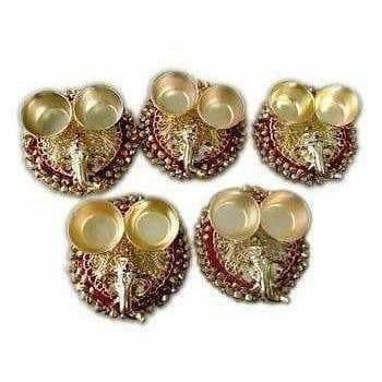 Ganesh Haldi Kumkum Holder - 1 Piece - Swadesiicart