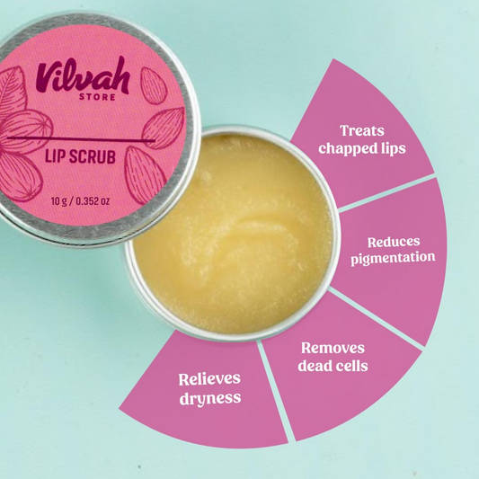 Vilvah Store Lip Scrub - Swadesiicart