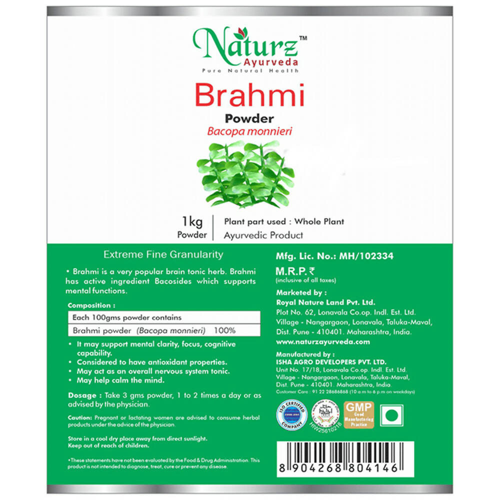 Naturz Ayurveda Brahmi Powder | Swadesiicart