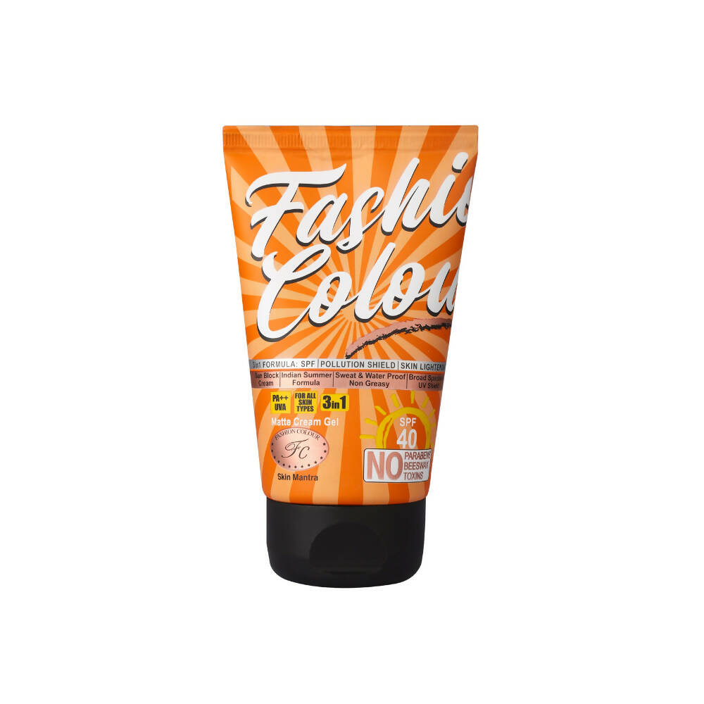 Fashion Colour Sun Block and Protection Cream-SPF40 - Swadesiicart