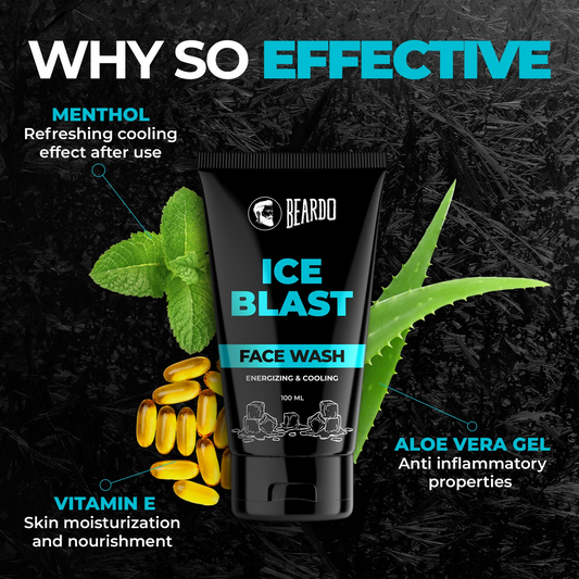 Beardo Ice Blast Face Wash - Swadesiicart
