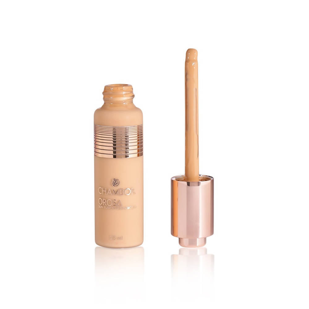 Chambor Orosa Ochre Natural SPF 15 | 302 Skin Fusion Foundation - Swadesiicart