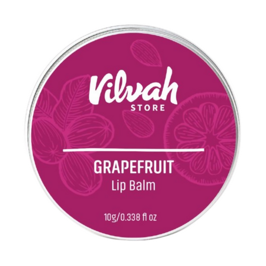 Vilvah Store Grapefruit Lip Balm Enriched With Shea Butter - Swadesiicart