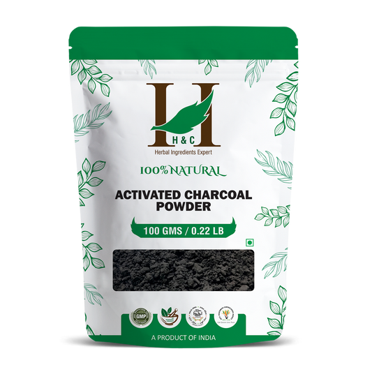 H&C Herbal Activated Charcoal Powder - Just Jaivik