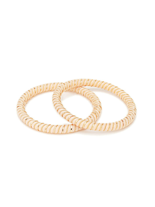 Golden Bangles (Gold) - Ruby Raang - Distacart