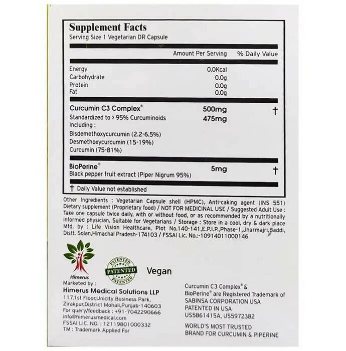 Curzest Vegetarian DR Capsules - Swadesiicart