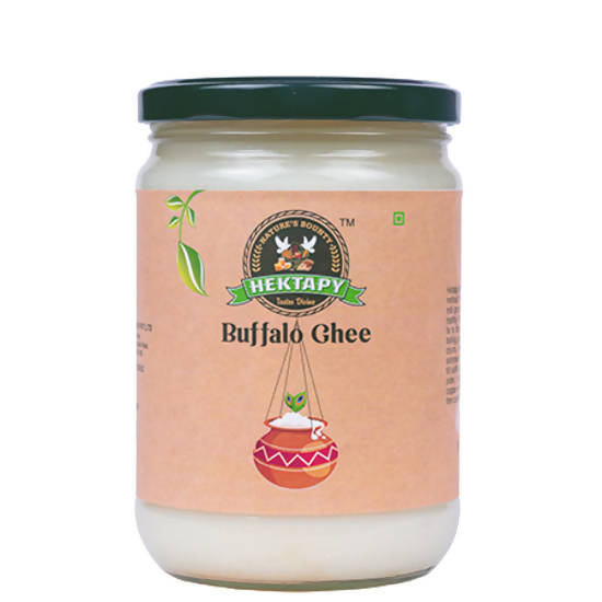 Hektapy Hand Churned Buffalo Ghee | Cultured Pure Desi Ghee | 100% Preservative Free | Swadesiicart