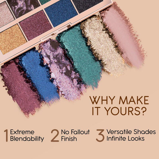 Kay Beauty By Katrina Kaif Multi Texture Eyeshadow Palette - Celestial | Swadesiicart