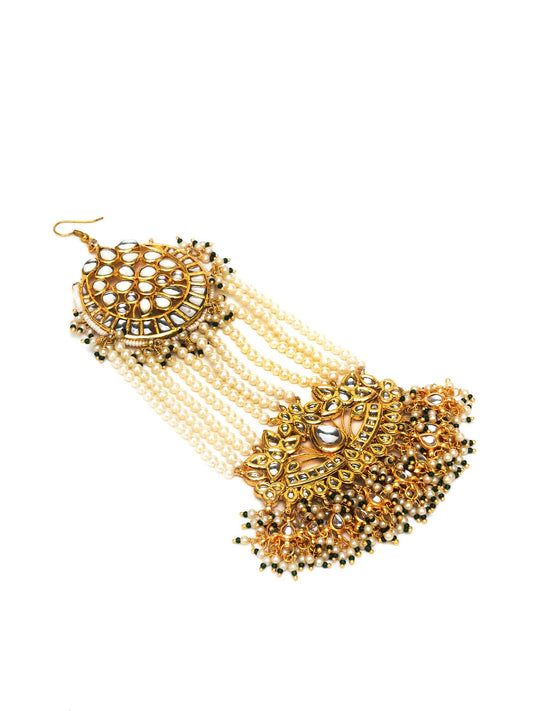 Kundan Passaa/ Jhoomar (Gold) - Ruby Raang | Swadesiicart