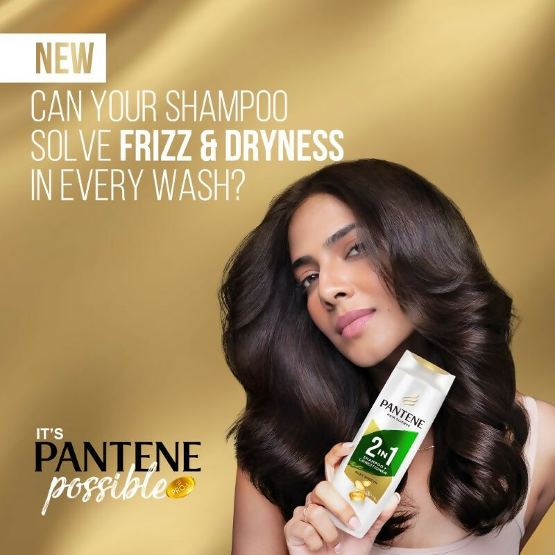 Pantene 2 In 1 Silky Smooth Care Shampoo + Conditioner | Swadesiicart