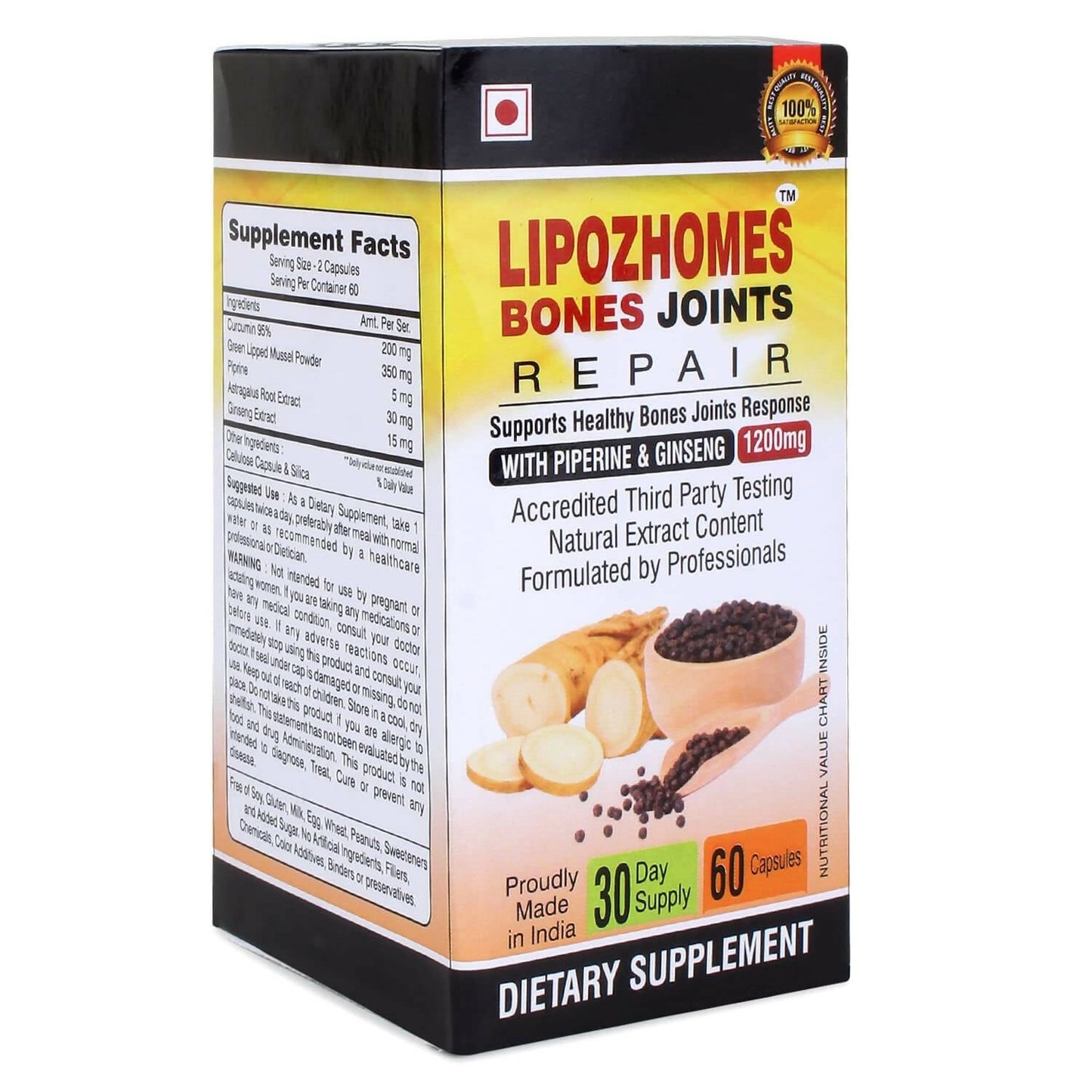 Navchetana Kendra Lipozhomes Bones and Joint Repair Capsules - Swadesiicart