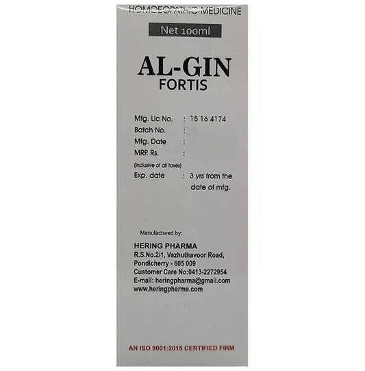 Hering Pharma Al-Gin Fortis (Alfalfa with Ginseng) Tonic | Swadesiicart