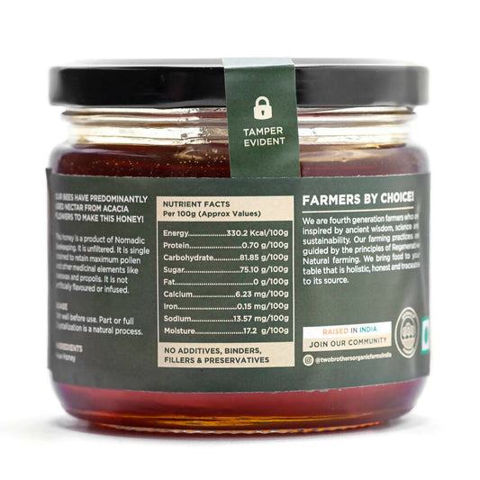 Two Brothers Organic Farms Acacia Raw Honey-Mono-Floral