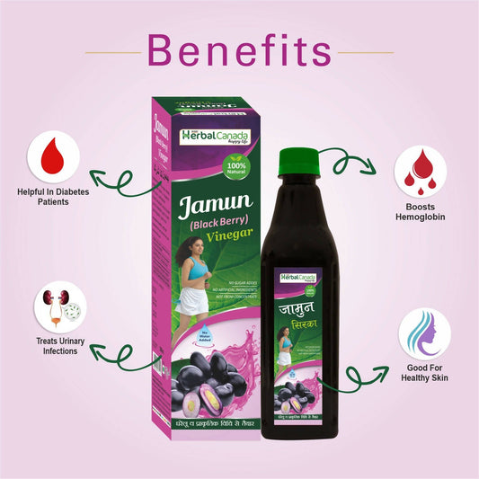 Herbal Canada Jamun Vinegar - Swadesiicart