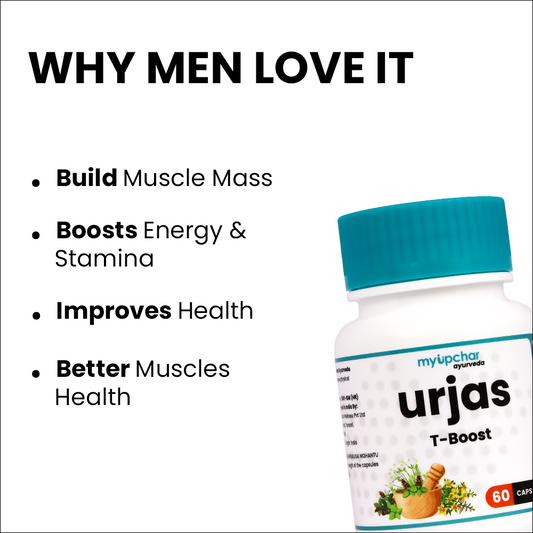 myUpchar Ayurveda Urjas T-Boost Capsules | Swadesiicart