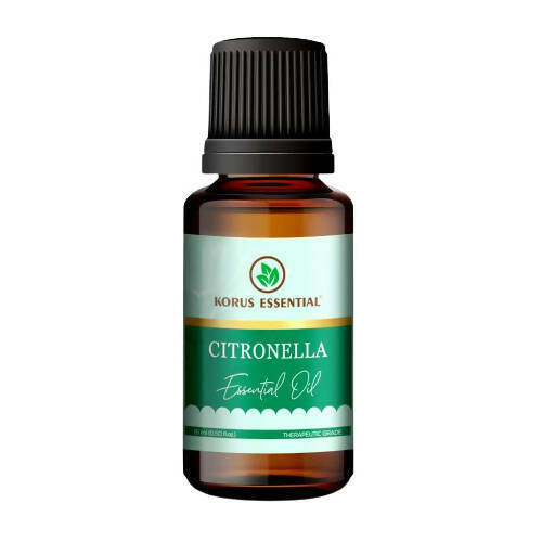 Korus Essential Citronella Essential Oil - Therapeutic Grade - Just Jaivik