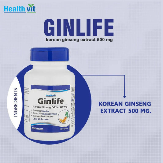 Healthvit Ginlife Capsules | Swadesiicart