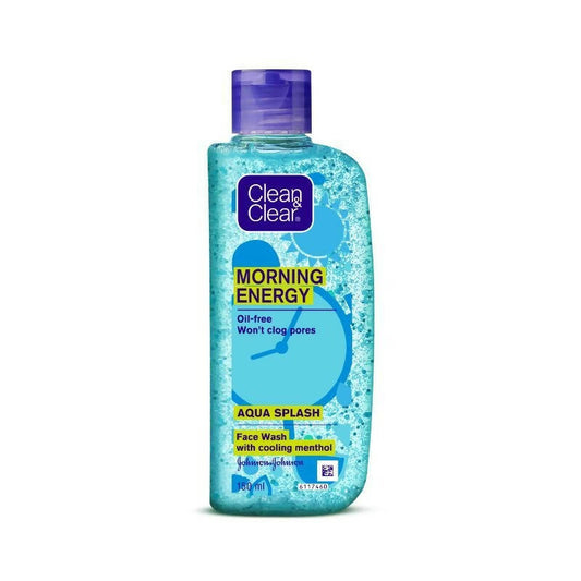 Clean & Clear Morning Energy Aqua Splash Face Wash - Distacart