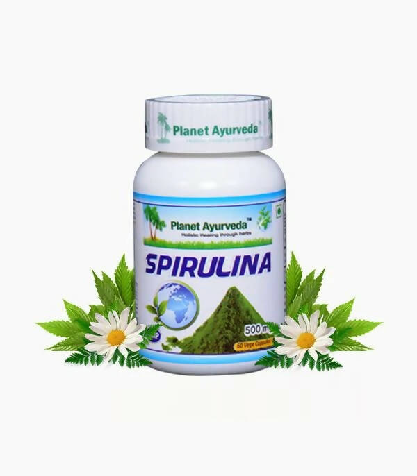 Planet Ayurveda Spirulina Capsules - Planet Ayurveda
