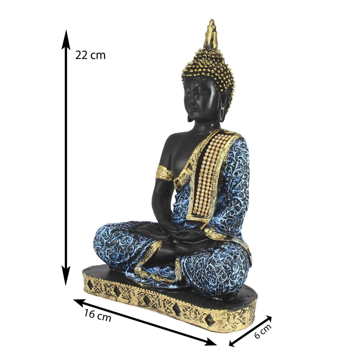 Swadesiicart Buddha Showpiece - Blue