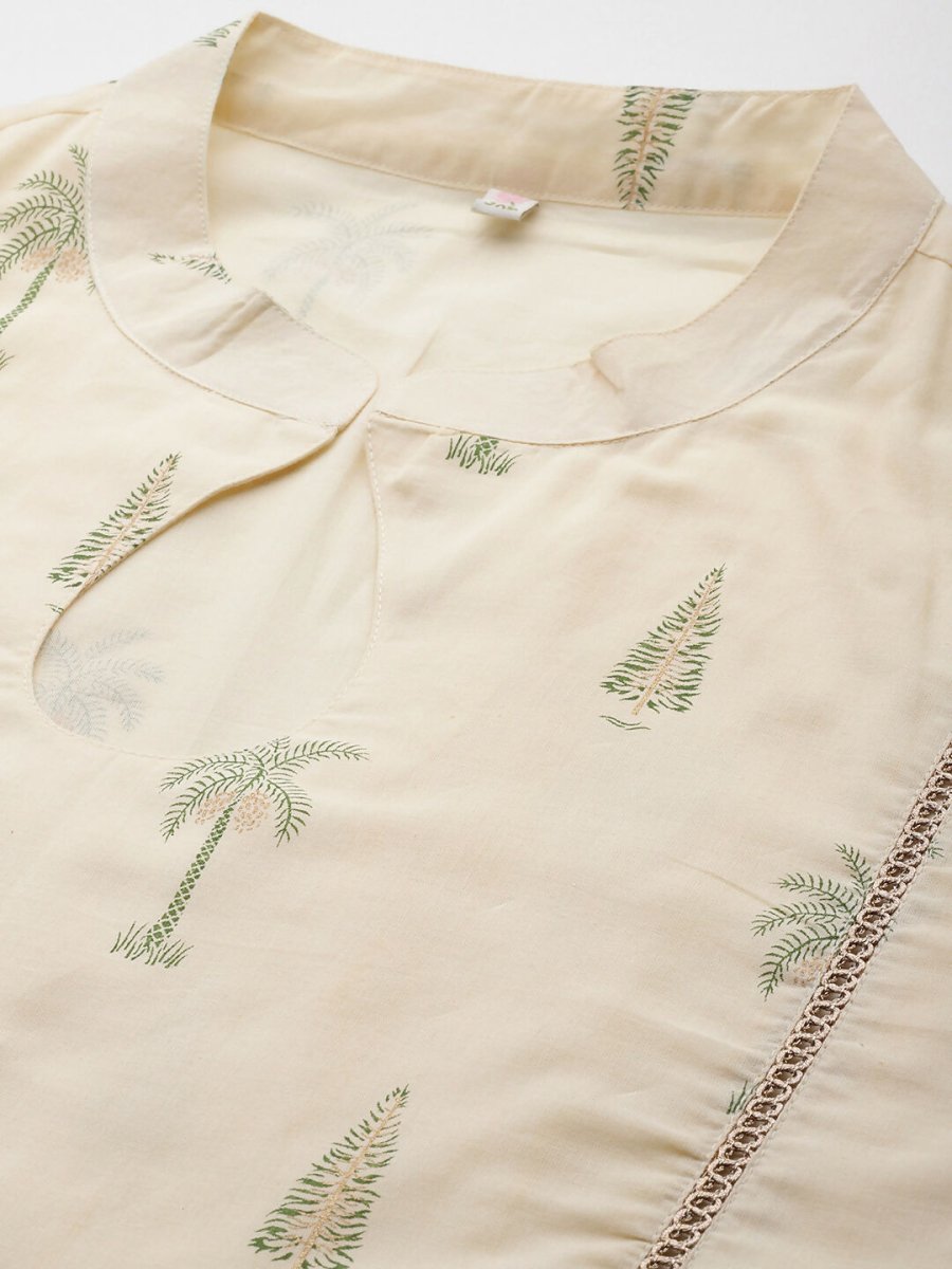 Ahalyaa Women's Traditional wear Ethnic Dress - Off White | Swadesiicart