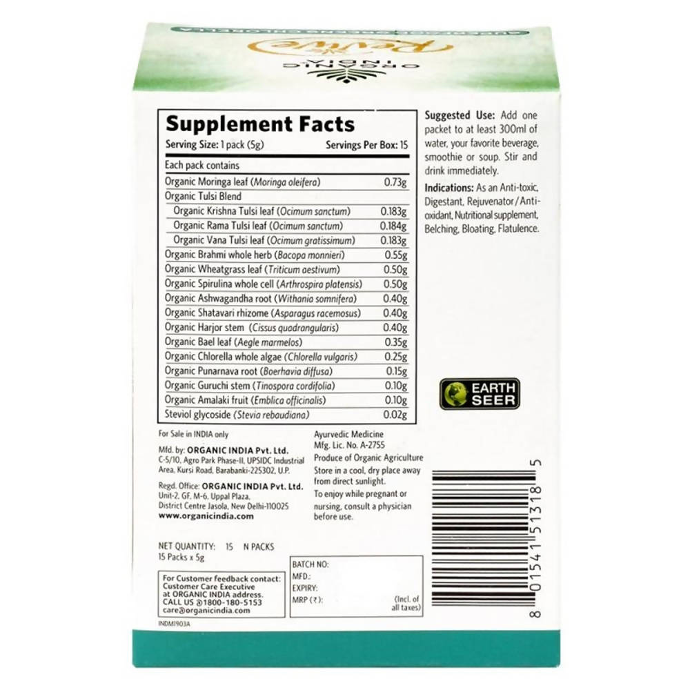 Organic India Revive Superfood Greens Chlorella | Swadesiicart