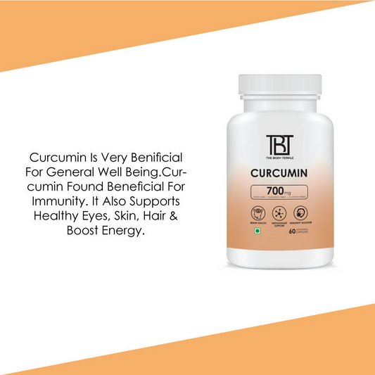 The Body Temple Curcumin 700mg For Brain Health and Immunity Capsules | Swadesiicart