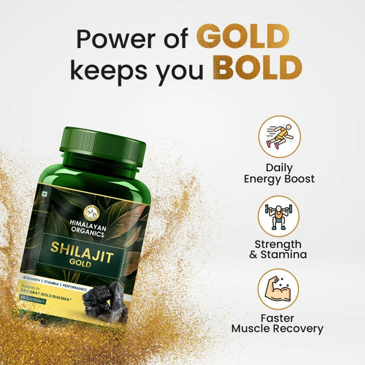 Himalayan Organics Pure SJ Gold Capsules - Swadesiicart