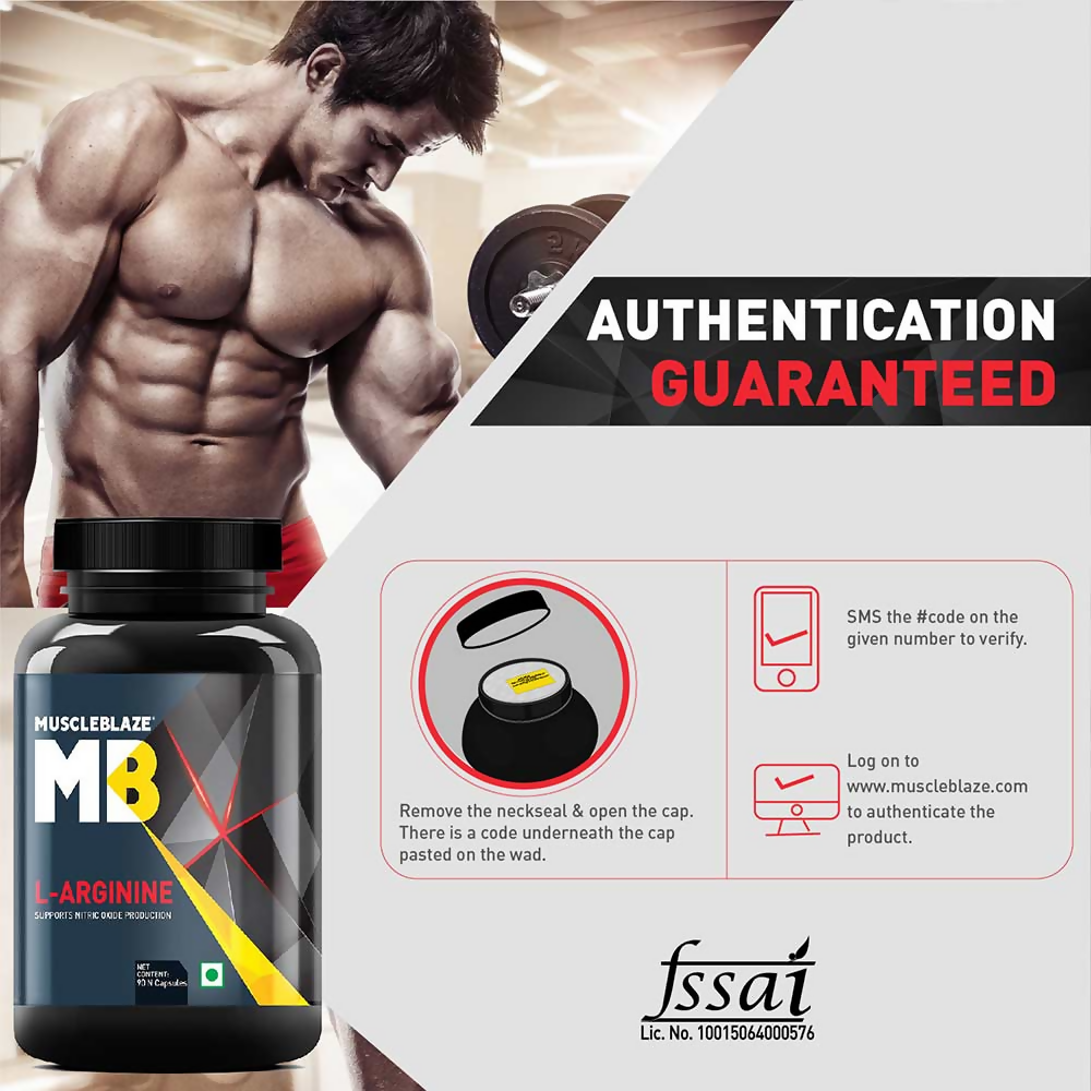 MuscleBlaze L-Arginine | Swadesiicart