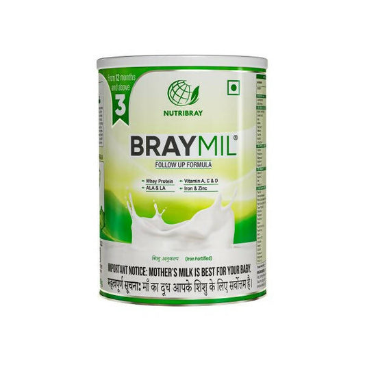 Braymil Follow Up Formula 3 Powder From 12 Months & Above | Swadesiicart