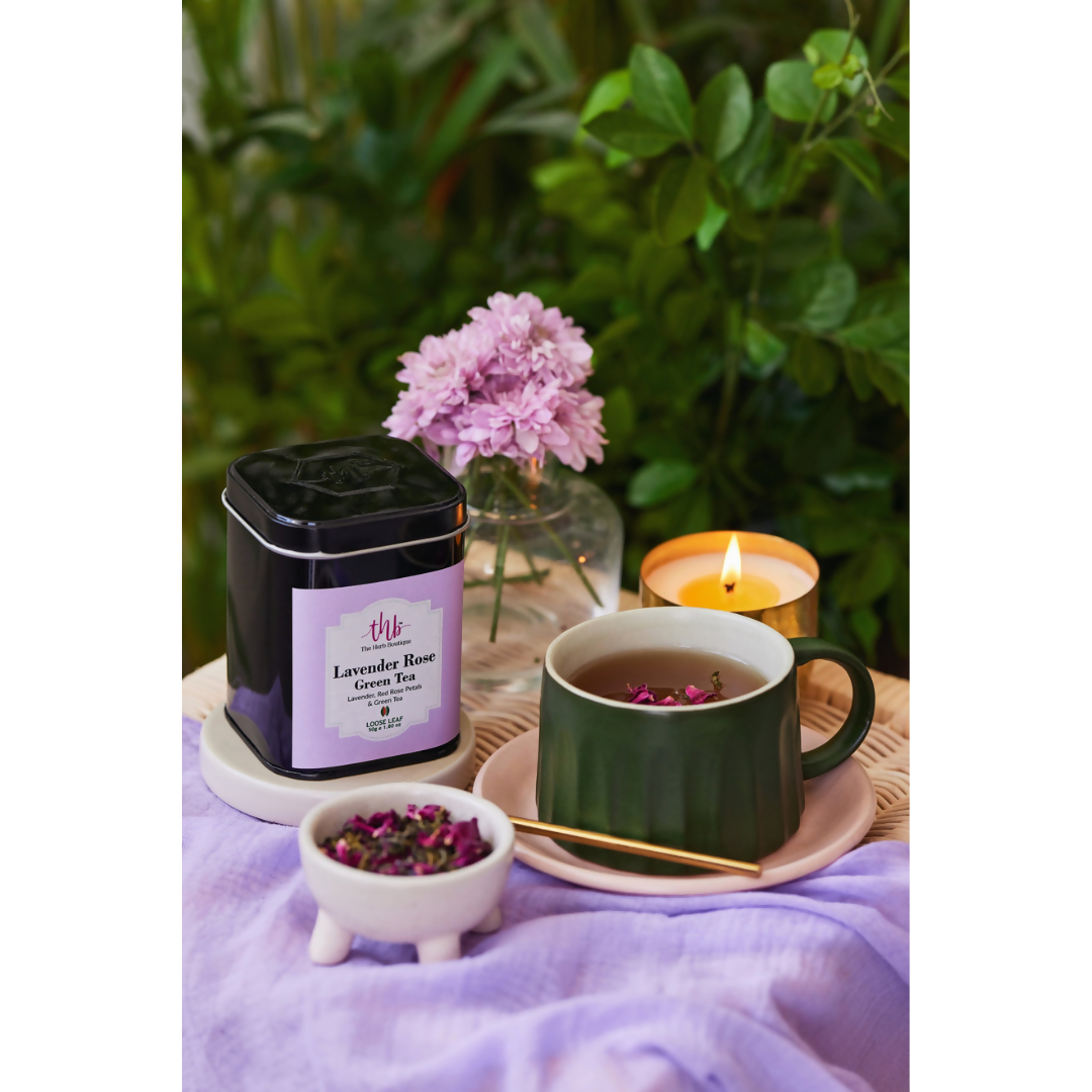 The Herb Boutique Lavender Rose Green Tea - The Herb Boutique