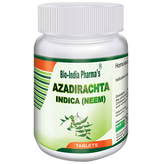 Bio India Homeopathy Azadirachta Indica (Neem) Tablets | Swadesiicart