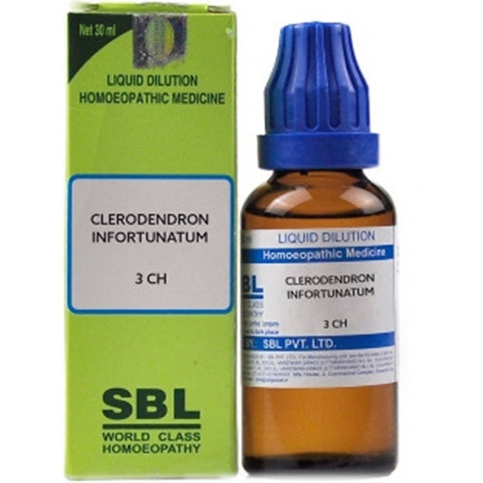 SBL Homeopathy Clerodendron Infortunatum Dilution | Swadesiicart