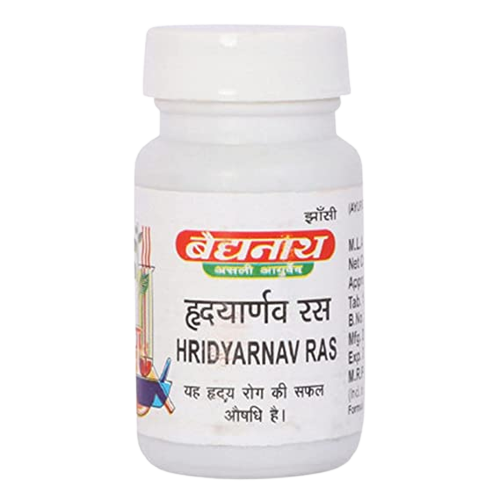 Baidyanath Jhansi Hridayarnava Ras 80 Tab - Ayurvedant Pvt. Ltd.
