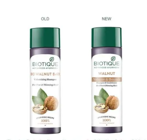 Biotique Advanced Ayurveda Bio Walnut Bark Volumizing Shampoo For Fine & Thinning Hair - Swadesiicart